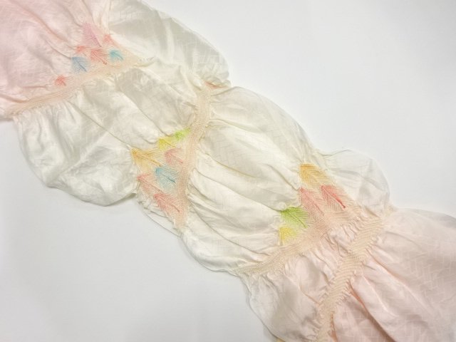 正絹　絞り　帯揚げ